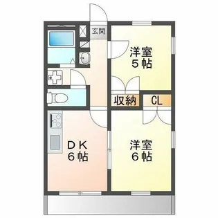 Mh-ARC KAORU【1階】の間取り