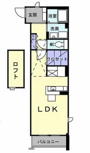 シャルマン郷東【2階】の間取り