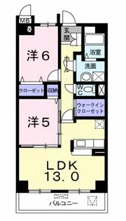 グレイスコート【2階】の間取り