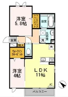 エイト【2階】の間取り