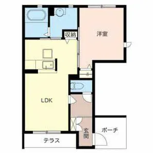 シャーメゾンLeaves【0103号室】の間取り