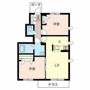 シャーメゾン金龍寺丁【0101号室】の間取り