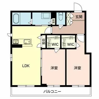 ベレオ和歌山駅東【0303号室】の間取り