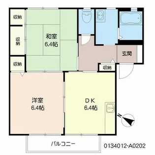 ワンズグレイス【2階】の間取り