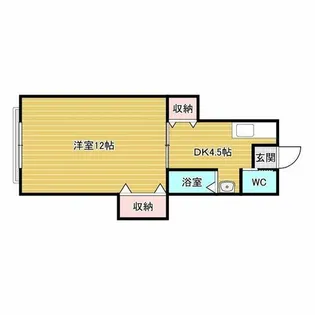 本町マンション【3階】の間取り