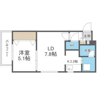 サニーウィンド【2階】の間取り