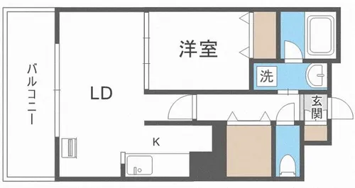 JP noie 円山表参道【12階】の間取り
