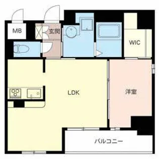 グランボヌール安堂寺【0601号室】の間取り