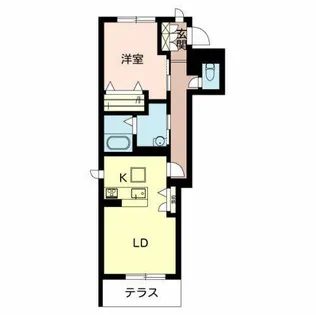 Sunny Court Mukonosou【0106号室】の間取り