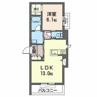 ShaMaison Sky Sonoda【0301号室】の間取り