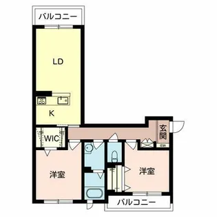ひさごの杜【0205号室】の間取り