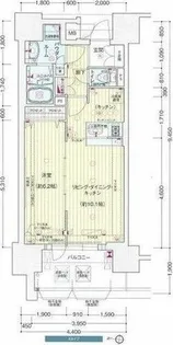 プレサンス丸の内リラティ【9階】の間取り