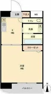エクセルシオール栄【5階】の間取り