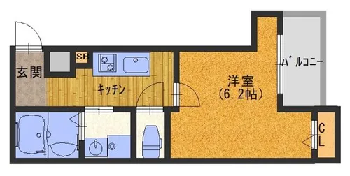 ALEGRIA守口金下町【1階】の間取り