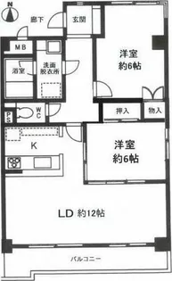 CASA BELLA(カーサべラ)【2階】の間取り