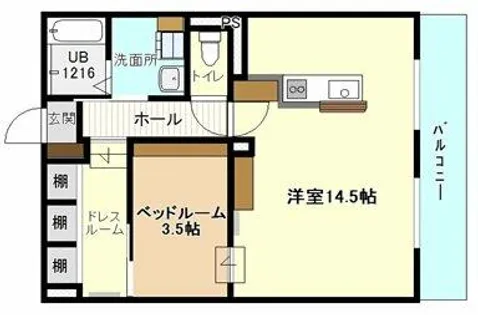 グラシアス【00101号室】の間取り