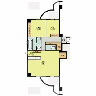 グランデフィラII【205号室】の間取り