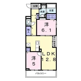 ブリーヴィアコート【1階】の間取り