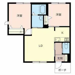 グリーンフォレスト【0105号室】の間取り