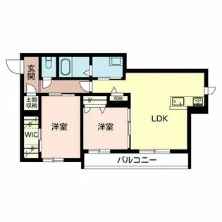 RESIDENCE KURAJI【0203号室】の間取り
