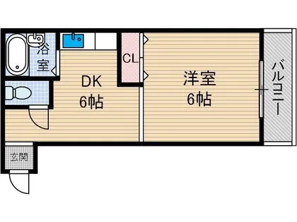 FLAT34茨木【2階】の間取り