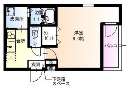 フジパレス大桐Ⅲ番館【3階】の間取り