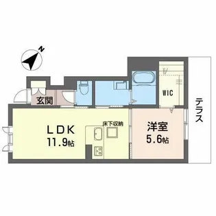 アルフォート【0101号室】の間取り