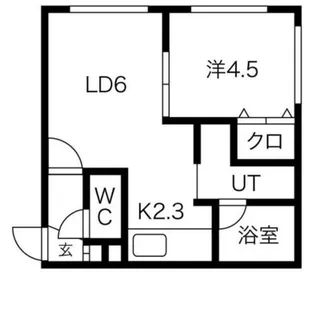 Sophia(ソフィア) 旧 ソティーナ【1階】の間取り