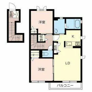 アゼリアテラス【0201号室】の間取り