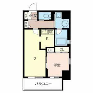 AD-HOC呉服町【0903号室】の間取り