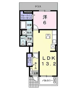 カルム ONO 弐番館【1階】の間取り