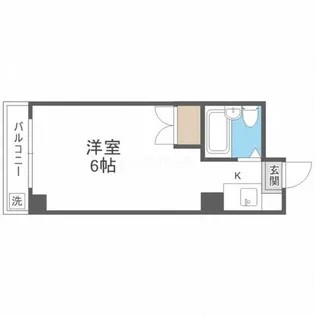 メゾン城東【4階】の間取り