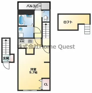 あんしん+小畑町08-13001【2階】の間取り