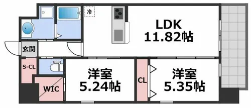 GrandPaseo south(グランパセオサウス)【10階】の間取り