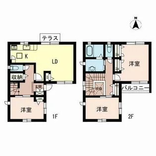 アネックス諏訪【B001号室】の間取り