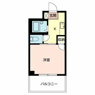 メゾンふたかみ【0205号室】の間取り