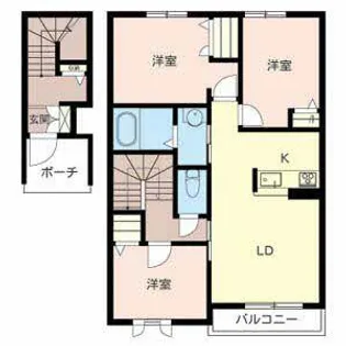 シャーメゾンリゾラ【0207号室】の間取り