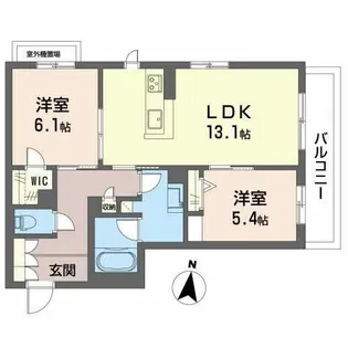 シャーメゾン セレジェイラ【0303号室】の間取り