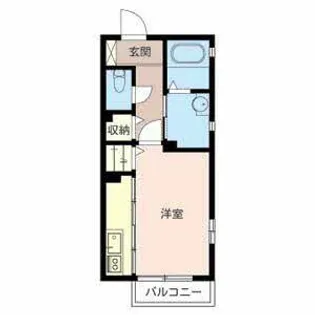 ジュリアード松江【0201号室】の間取り