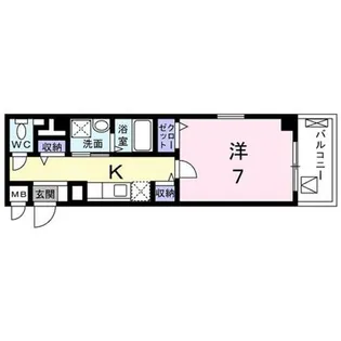 サザン京央【3階】の間取り