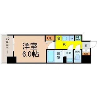 アステリ鶴舞トゥリア【5階】の間取り