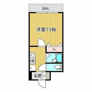 クレシア中百舌鳥【2階】の間取り