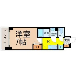 プレサンス上前津フィット【7階】の間取り