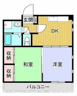 シエーヌパレ【3階】の間取り