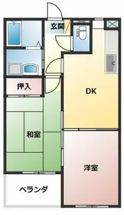 グレース喜泉【4-C号室】の間取り