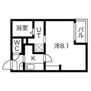 エル前之輪【2階】の間取り
