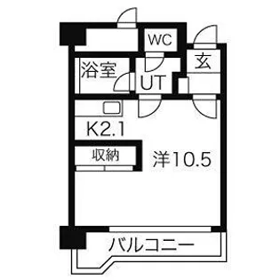 サンプラザ金山【2階】の間取り