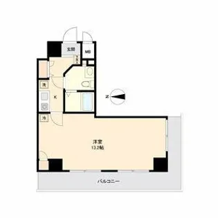 アーバンフラッツ新栄【0804号室】の間取り