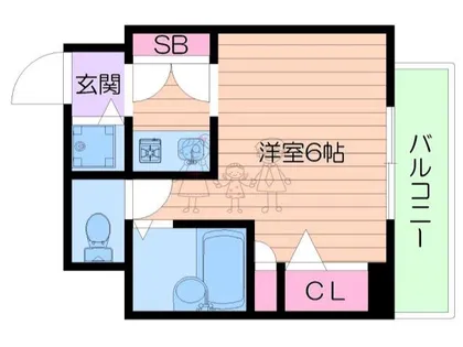 バードフェザー【3階】の間取り