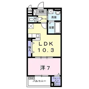 メゾンドエフ【2階】の間取り